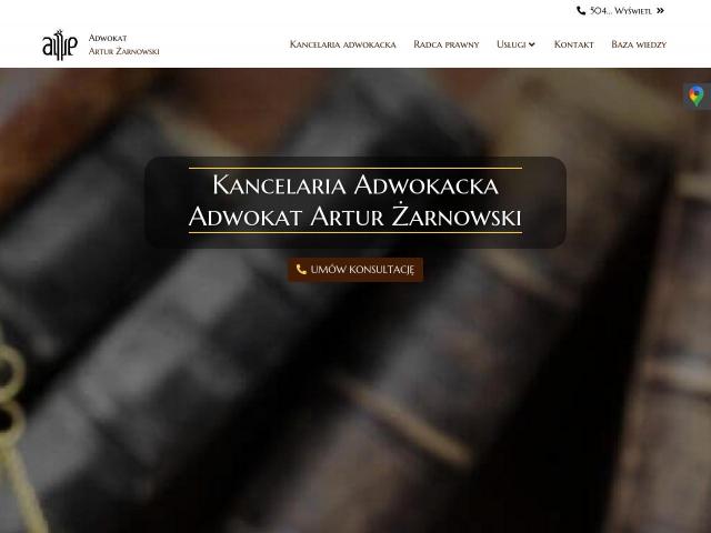 Kancelaria Adwokacka Adwokat Artur Żarnowski